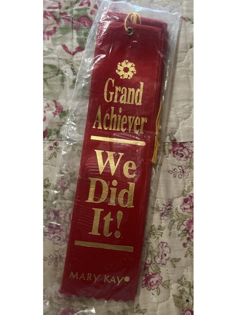 Mary Kay Grand Achiever We Did It Award Ribbons Lot of 10 New Old Stock